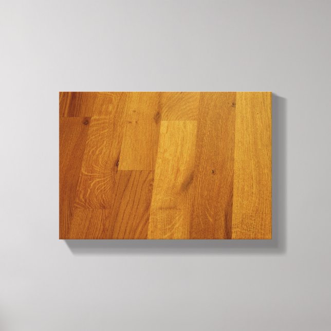 Wood floor canvas print (Front)