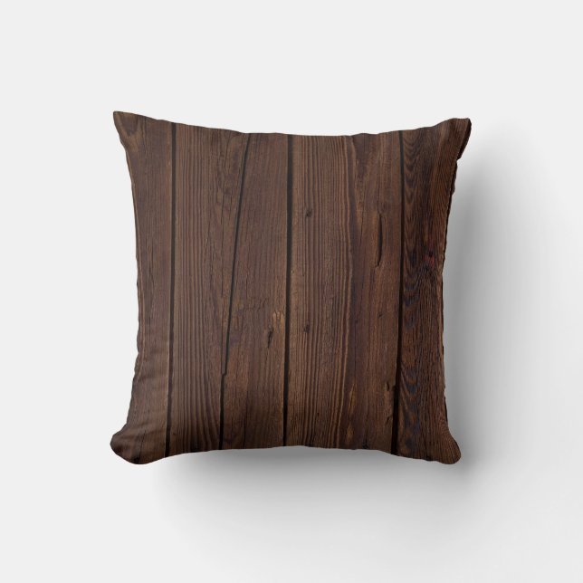 Wood Floorboard Pillow (Front)
