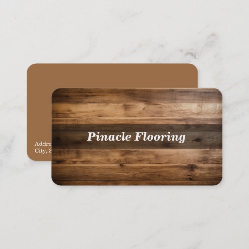 Wood Flooring Business Card