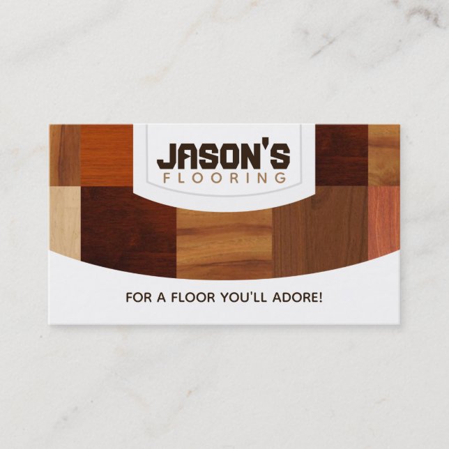 Wood Floors Business Cards (Front)