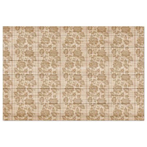 Wood Floral Modern Popular Tissue Paper