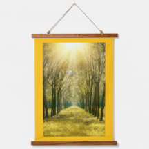 Wood Frame Wall Tapestry
