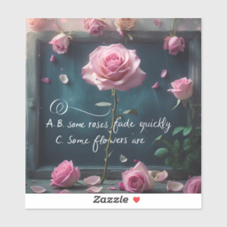 Wood-Framed Whimsy" Sticker