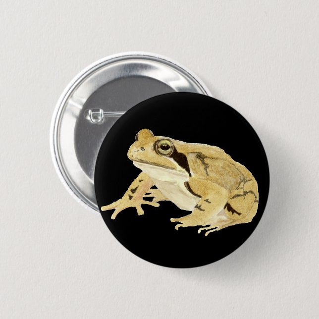 Wood Frog Button (Front & Back)