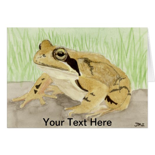 Wood Frog Cards (Front Horizontal)