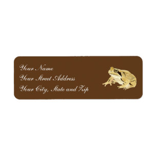 Wood Frog Label
