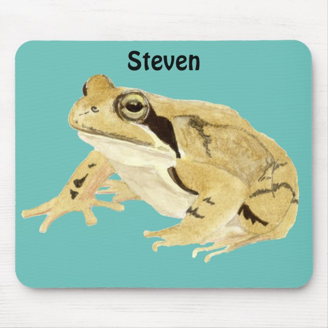 Wood Frog Mouse Pad (Front)