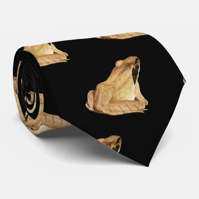 Wood Frog Neck Tie (Rolled)