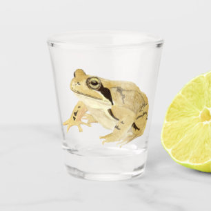 Wood Frog shot glass