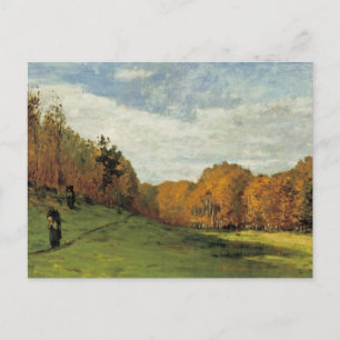 Wood Gatherers at the Edge of the Forest Postcard