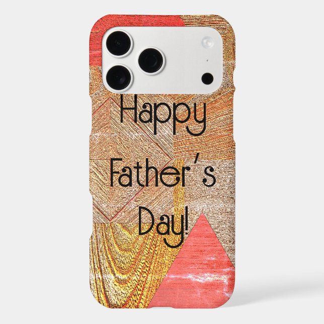 Wood - geometric shapes  - Father’s day Case-Mate iPhone Case (Back)