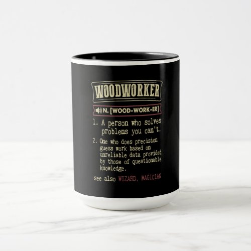 Wood Gift  Woodworker Mug