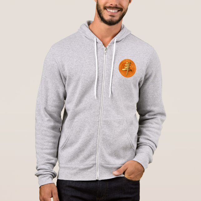 Wood Goat Ram Chinese Year Zodiac Zip Hoddie Hoodie (Front)