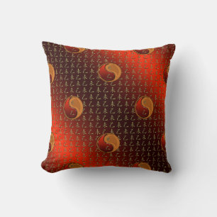 Wood Goat  Throw Pillow