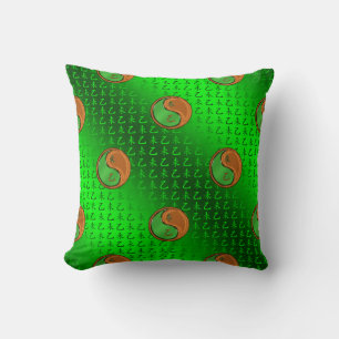 Wood Goat Throw Pillow