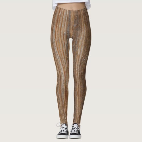 Wood Grain 2 Leggings