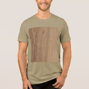 Wood Grain Adult's T-Shirt  Tri-Blend Shirt