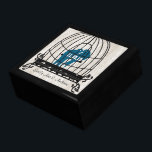 Wood Grain Bird Cage Teal Cute Kissing Love Birds Jewelry Box<br><div class="desc">Wedding Black Lacquer Keepsake Custom Designer Personalized Jewelry Box or Memory Box Elegant Unique Wedding Anniversary Christmas Gifts or Valentines Day Gifts</div>