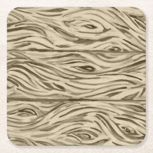 Wood Grain Board French Oak Barrel coaster