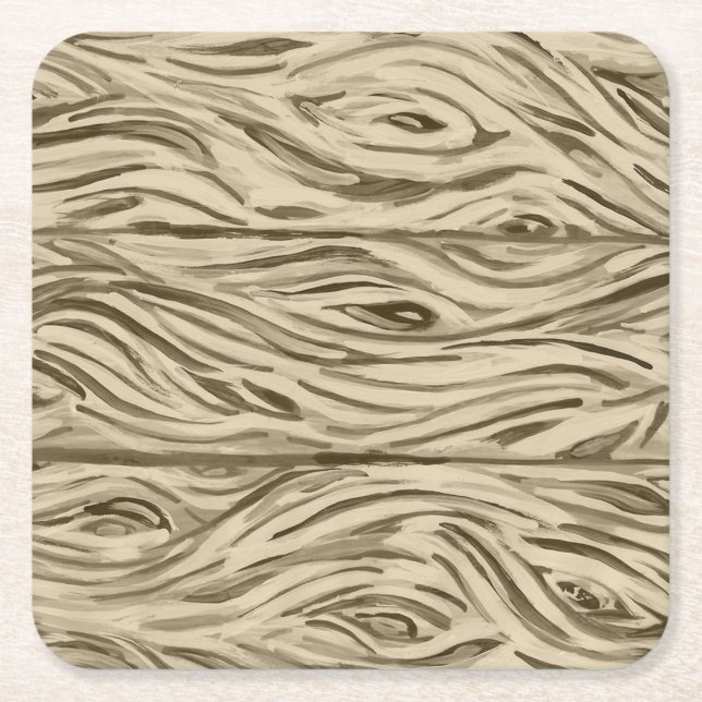 Wood Grain Board French Oak Barrel coaster (Front)