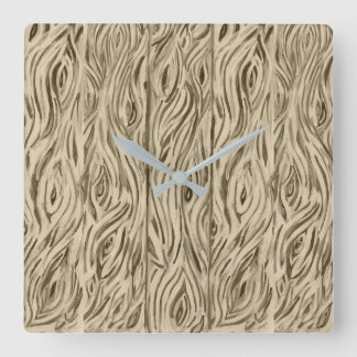Wood Grain Board French Oak Wine Barrel clock