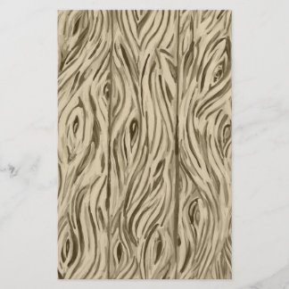 Wood Grain Board French Oak Wine Barrel stationery