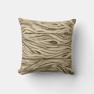 Wood Grain Board from French Oak Wine throw pillow