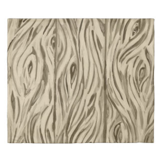 wood grain board planks duvet cover