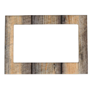 Wood Grain Boards Design 5x7 Magnetic Frame