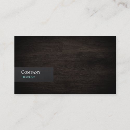 Wood Grain Business Card