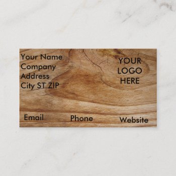 Wood Grain Business Cards Retro Rustic Design Hot! by Sturgils at Zazzle