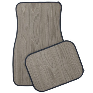 Wood Grain Car Floor Mat