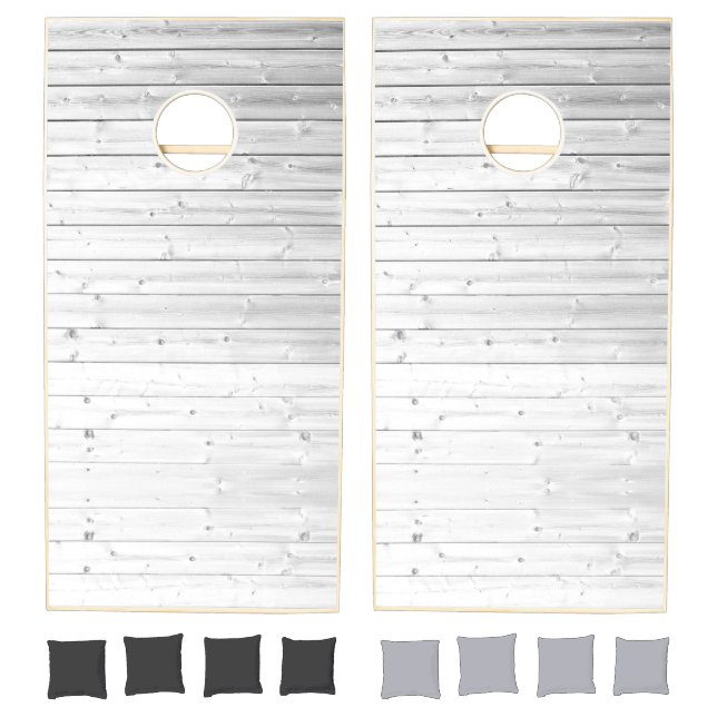 Wood Grain Cornhole Set (Set)