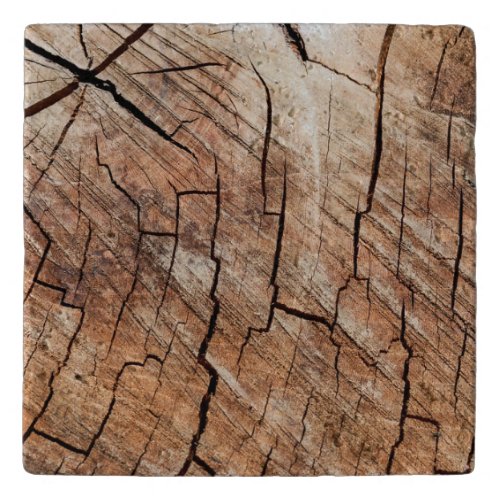 Wood Grain Design Stone Trivet