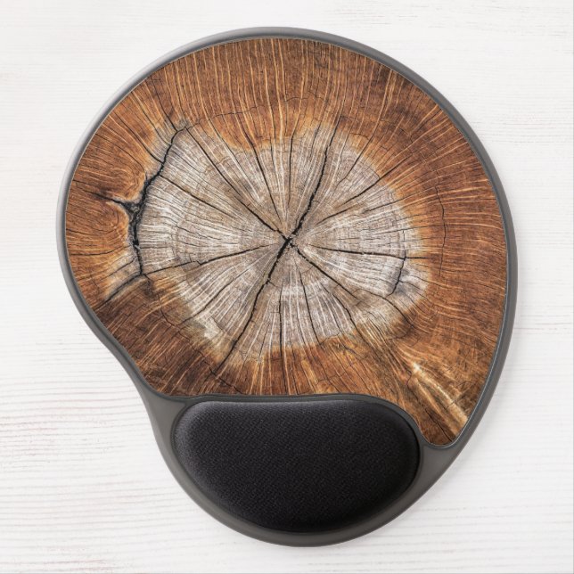 Wood Grain Gel Mouse Pad (Front)