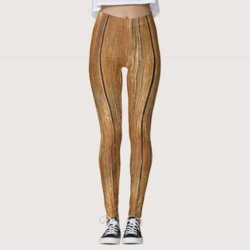 Wood Grain Leggings