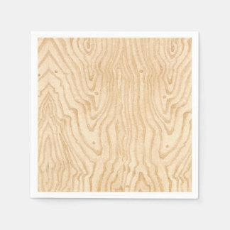 Wood Grain Paper Napkins