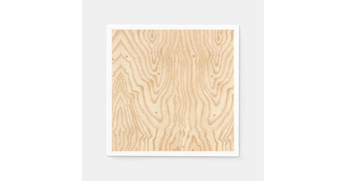 Wood Grain Paper Napkins Zazzle