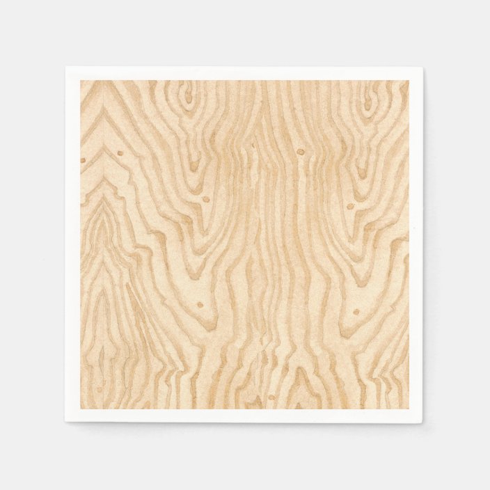 Wood Grain Paper Napkins