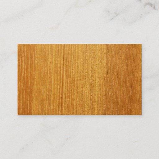 Customizable Wood Grain Pattern Business Cards