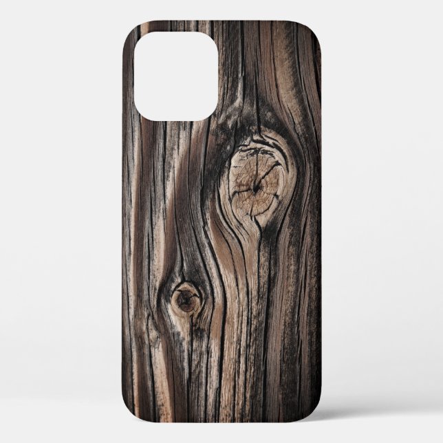 Wood Grain Pattern Case-Mate iPhone Case (Back)