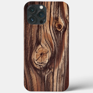 Wood Grain Pattern iPhone 13 Pro Max Case