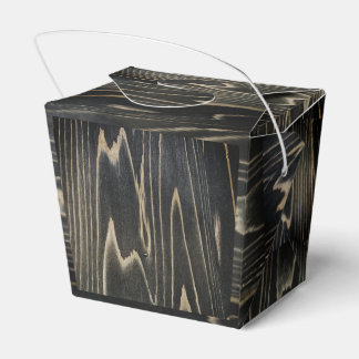 Wood Grain Pattern Favor Boxes