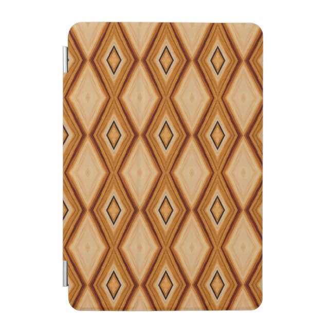 Wood Grain Pattern iPad Mini Cover (Front)