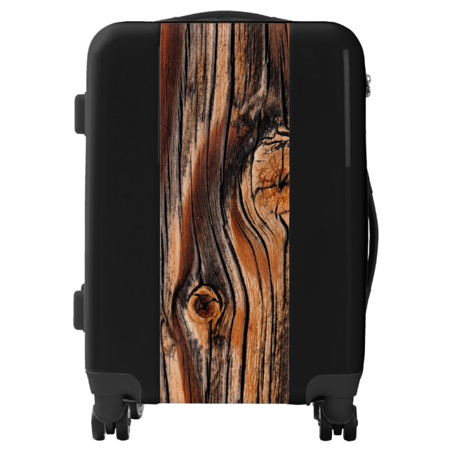 Wood Grain Pattern Luggage (Front)