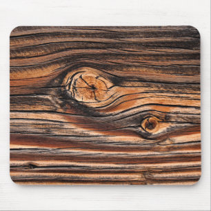 Wood Grain Pattern Mouse Pad