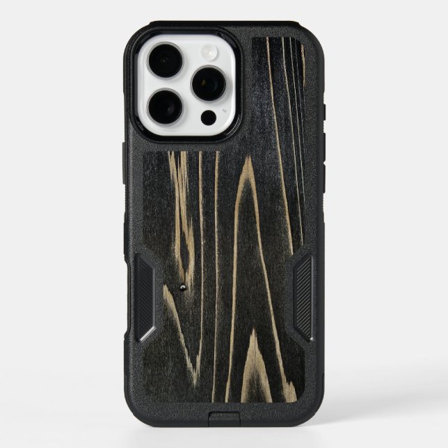 Wood Grain Pattern Otterbox iPhone Case (Back)