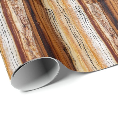 Wood Grain Pattern Wrapping Paper