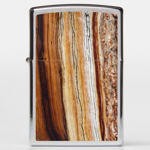 Wood Grain Pattern Zippo Lighter
