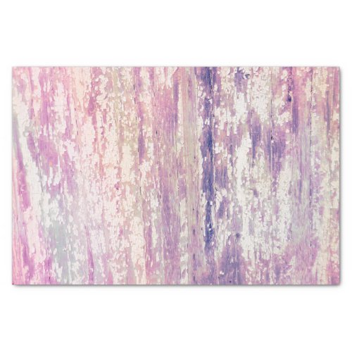 Wood Grain Pink White Purple Rustic Texture Tissue Paper
